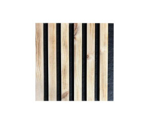 Dabīga koka sienas panelis 2700 x 300mm (Natural-Black) Dabīga koka sienas panelis 2700 x 300mm (Natural-Black)